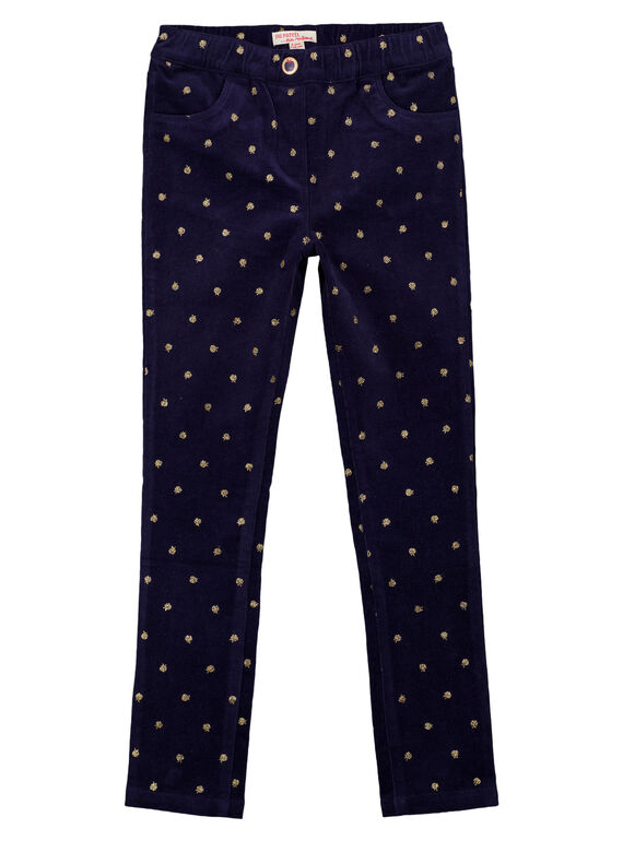 Pantalon Bleu marine GASANPANT / 19W901C1PAN070