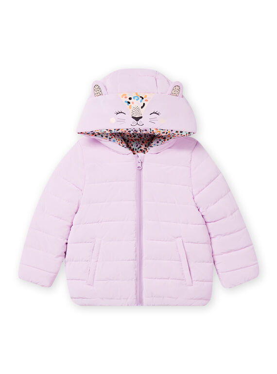Doudoune réversible parme enfant fille NAPANDOUNE / 22S901D1D3E320