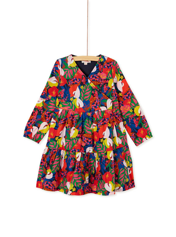Robe cache cœur imprimé fleurie multico KAREROB2 / 20W901G3ROB070