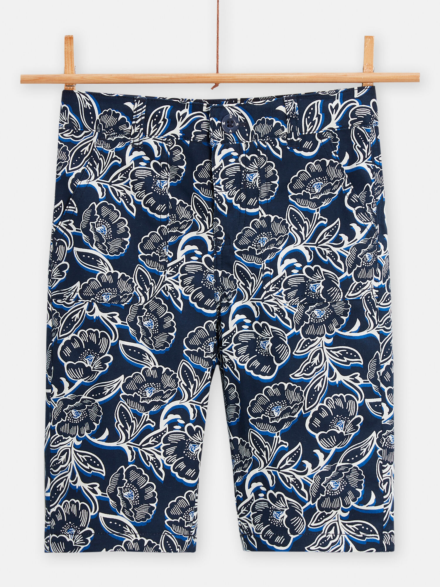 Bermuda bleu marine best sale garçon