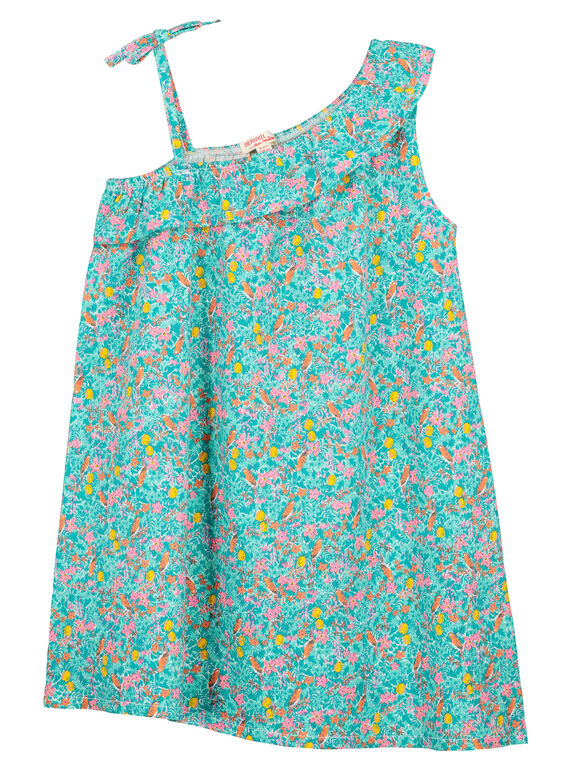 Robe asymétrique fille FACUROB5 / 19S901N5ROB000