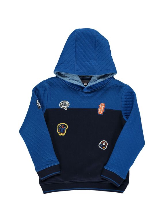 Sweat à capuche garçon DOBLESWE2 / 18W90292SWEC205