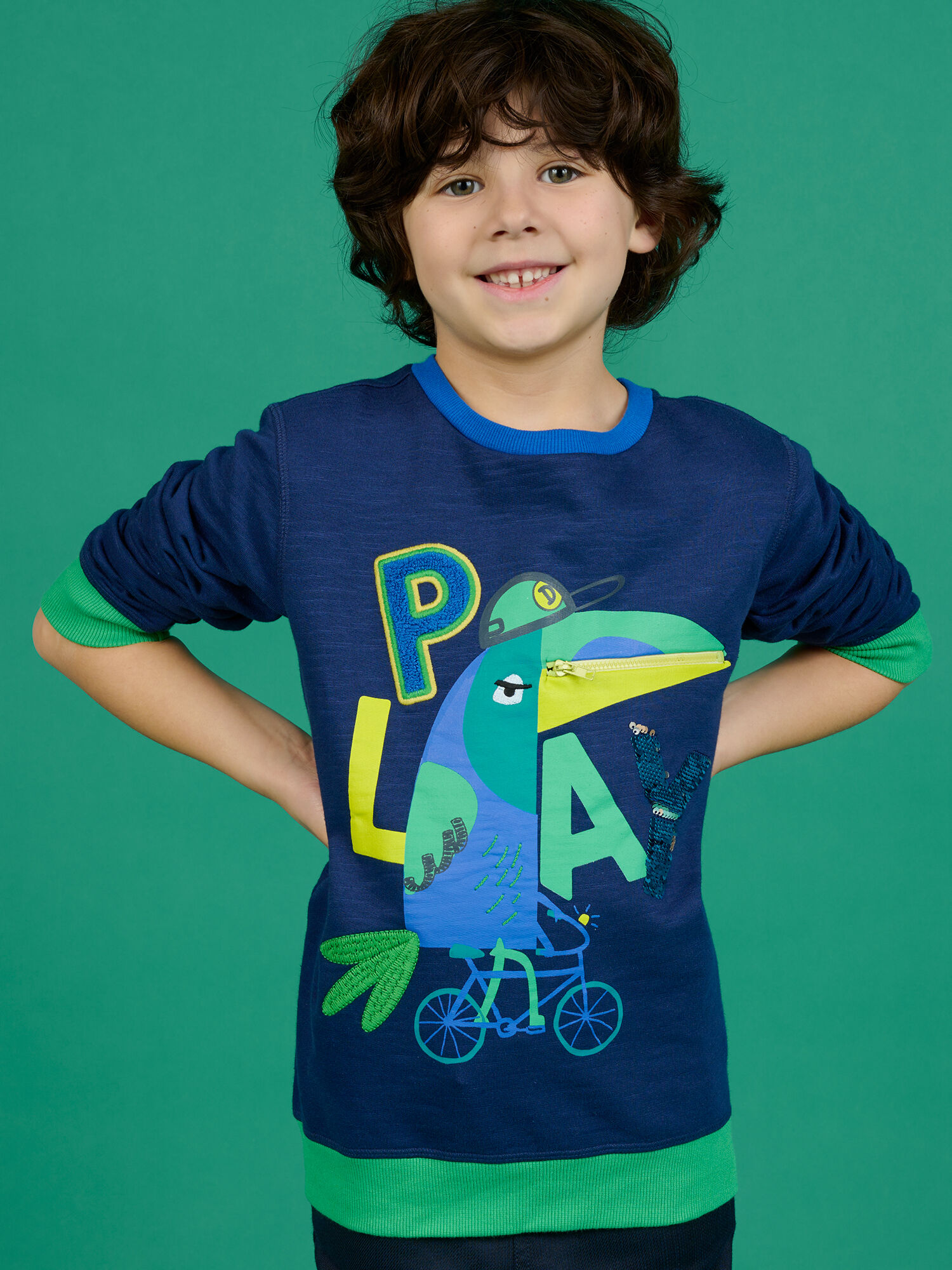 Pull paillette reversible garcon online