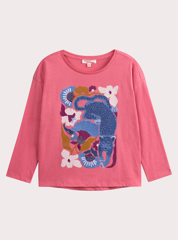 Tee Shirt Manches Longues Rouge VADATEE1 / 24W90121TML404