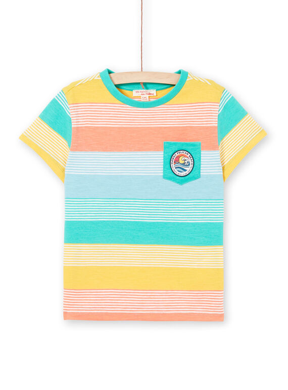 Tee Shirt Manches Courtes Vert LOBONTI4 / 21S902W4TMC600