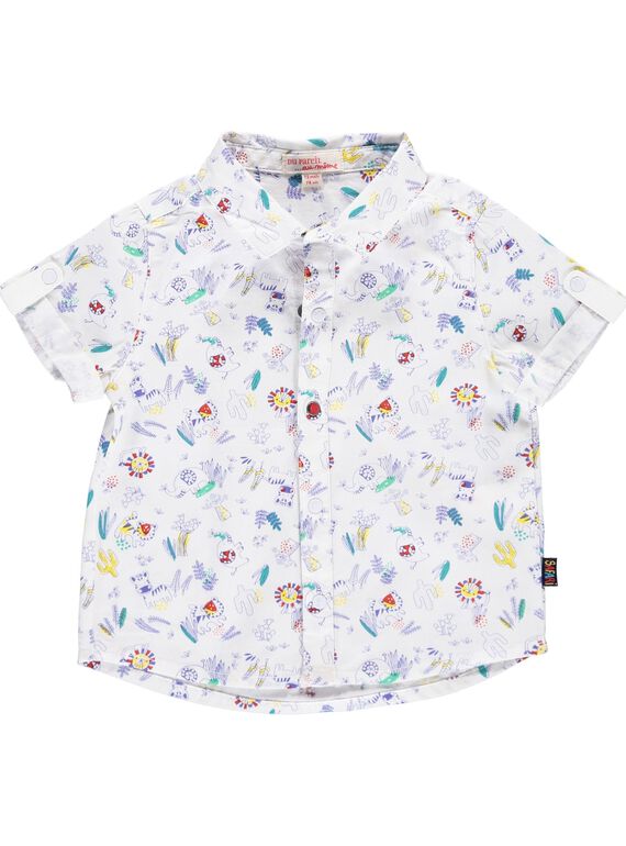 Chemise manches courtes bébé garçon CUFRICHEM / 18SG10H1CHM099