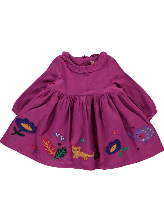 Robe bébé fille DIVIOROB2 / 18WG09H2ROBD312