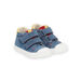 Baskets bleu azur, jaunes et rouges bébé garçon
