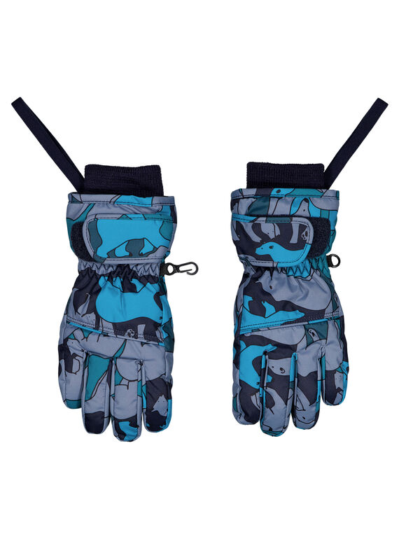 Moufles / Gants à motif ours polaire.  GYOSKIGAN / 19WI02W1GAN940