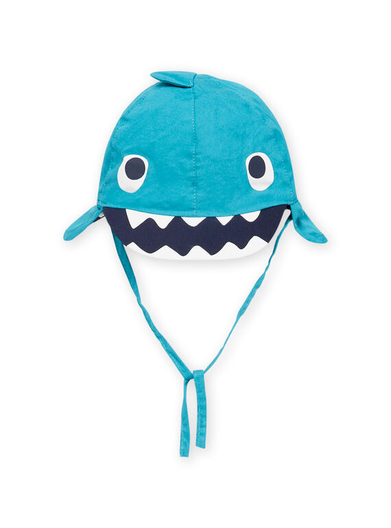 Casquette turquoise à motif tête de requin RYUJA2CAS2 / 23SI10C3CHA202