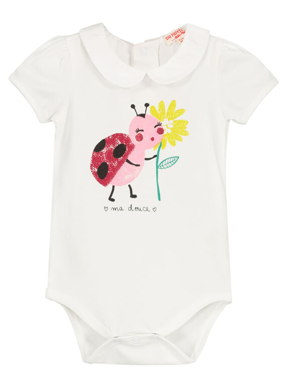 Body en coton bébé fille FIYEBOD / 19SG09M1BOD000
