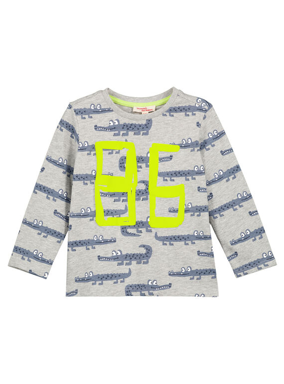 Tshort Gris chine Imprimé et Animé GOBLATEE2 / 19W902S3TML927