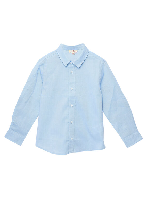 Chemise garçon bleu clair JOESCHEM1 / 20S90262D4GC218