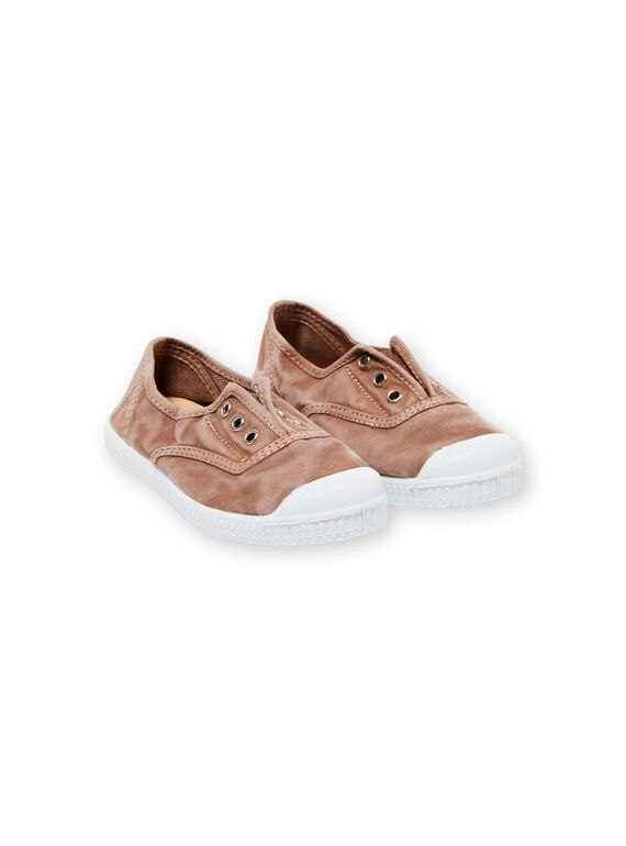 Tennis beiges enfant garçon LGTENBEIGE / 21KK3644D16080