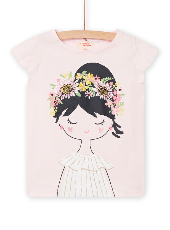 Tee Shirt Manches Courtes Rose NASOTI2 / 22S901Q4TMC321