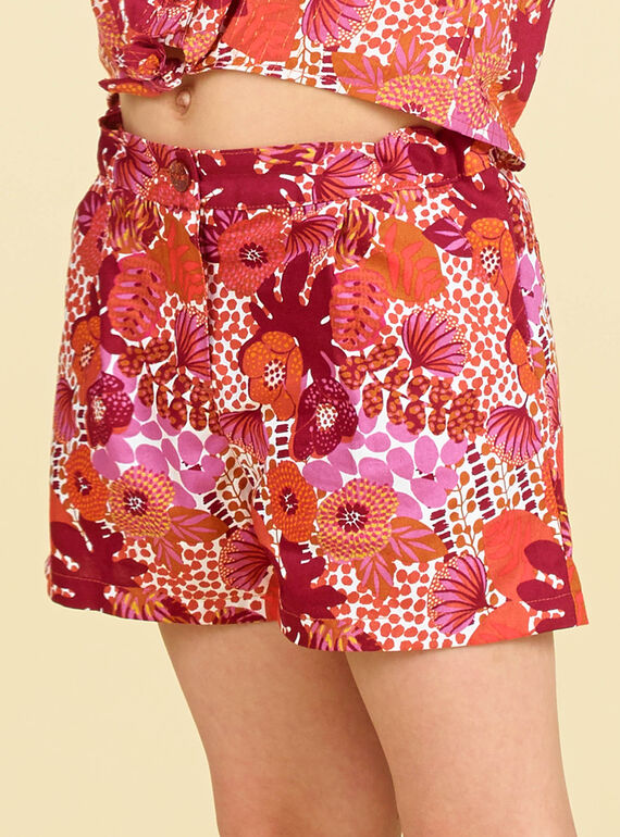 Short imprimé fleurie LATERSHORT2 / 21S901V3SHO001