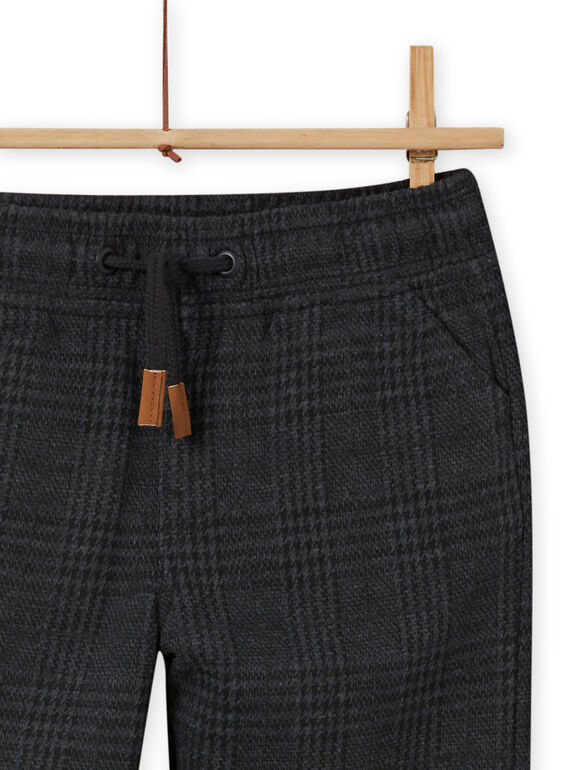 Pantalon milano gris anthracite enfant garçon MOTUPAN1 / 21W902K1PAN944
