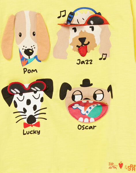 T-shirt à manches courtes à motif chiens - Mixte ROSPATI2 / 23S902P6TMC116
