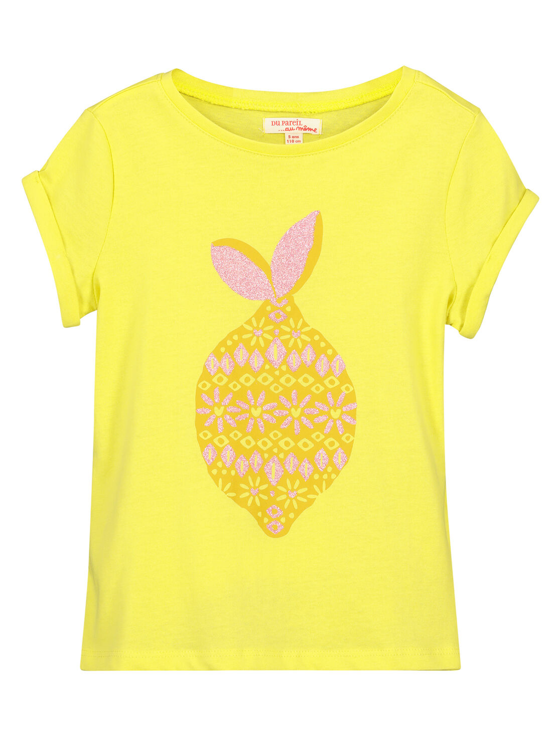 T shirt jaune best sale fille