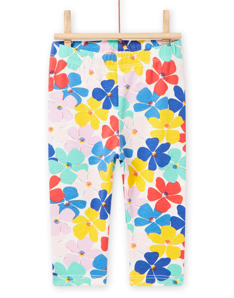 Legging imprimé fleuri coloré bébé fille NYILULEG / 22SI09P1CAL001