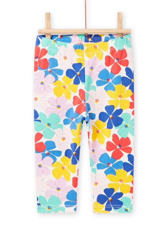 Legging imprimé fleuri coloré bébé fille NYILULEG / 22SI09P1CAL001