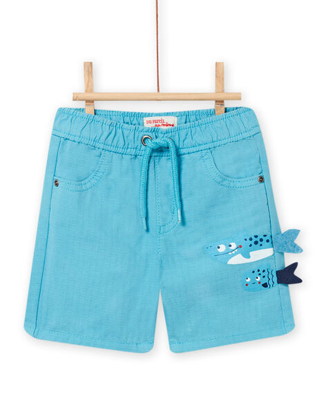 Bermuda bleu caraïbe bébé garçon NUFICBER1 / 22SG10U3BERC242