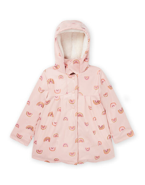 Manteau imperméable à capuche imprimé arc-en-ciel PALEOIMPER / 22W901F2IMPD319