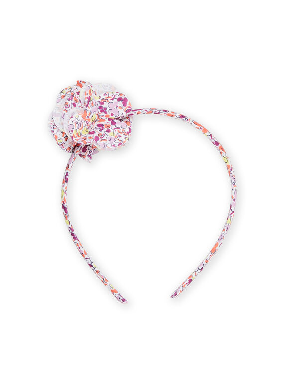 Serre-tête fille blanc et rose RYAJOSERR3 / 23SI01B6TET000