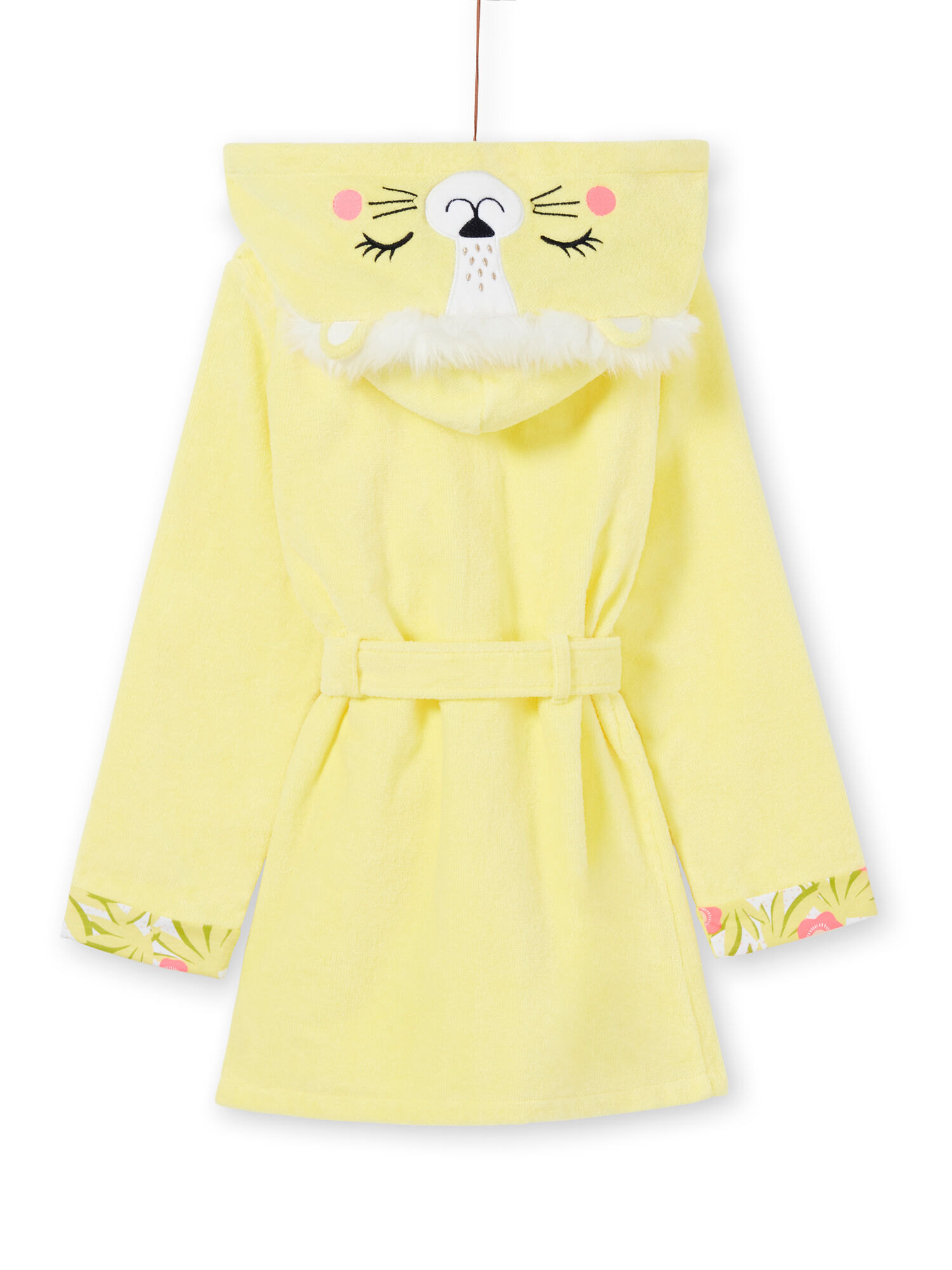 robe de chambre jaune