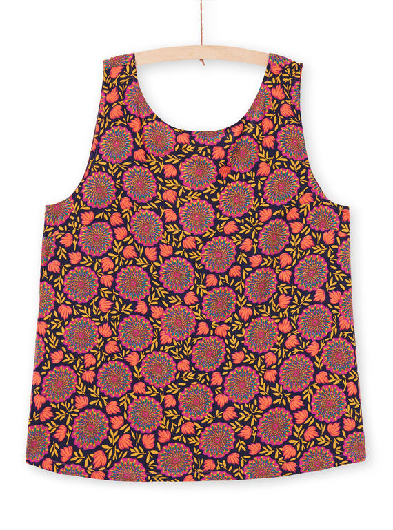 Chemisier sans manches imprimé floral femme LAMUMCHEM1 / 21S993Z1CHEC211