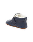 Chaussons en cuir souple PUCHOSFUR / 22XK3851D6P070