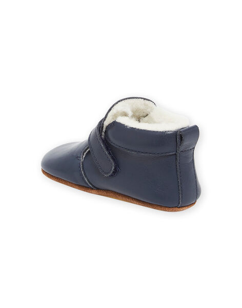 Chaussons en cuir souple PUCHOSFUR / 22XK3851D6P070