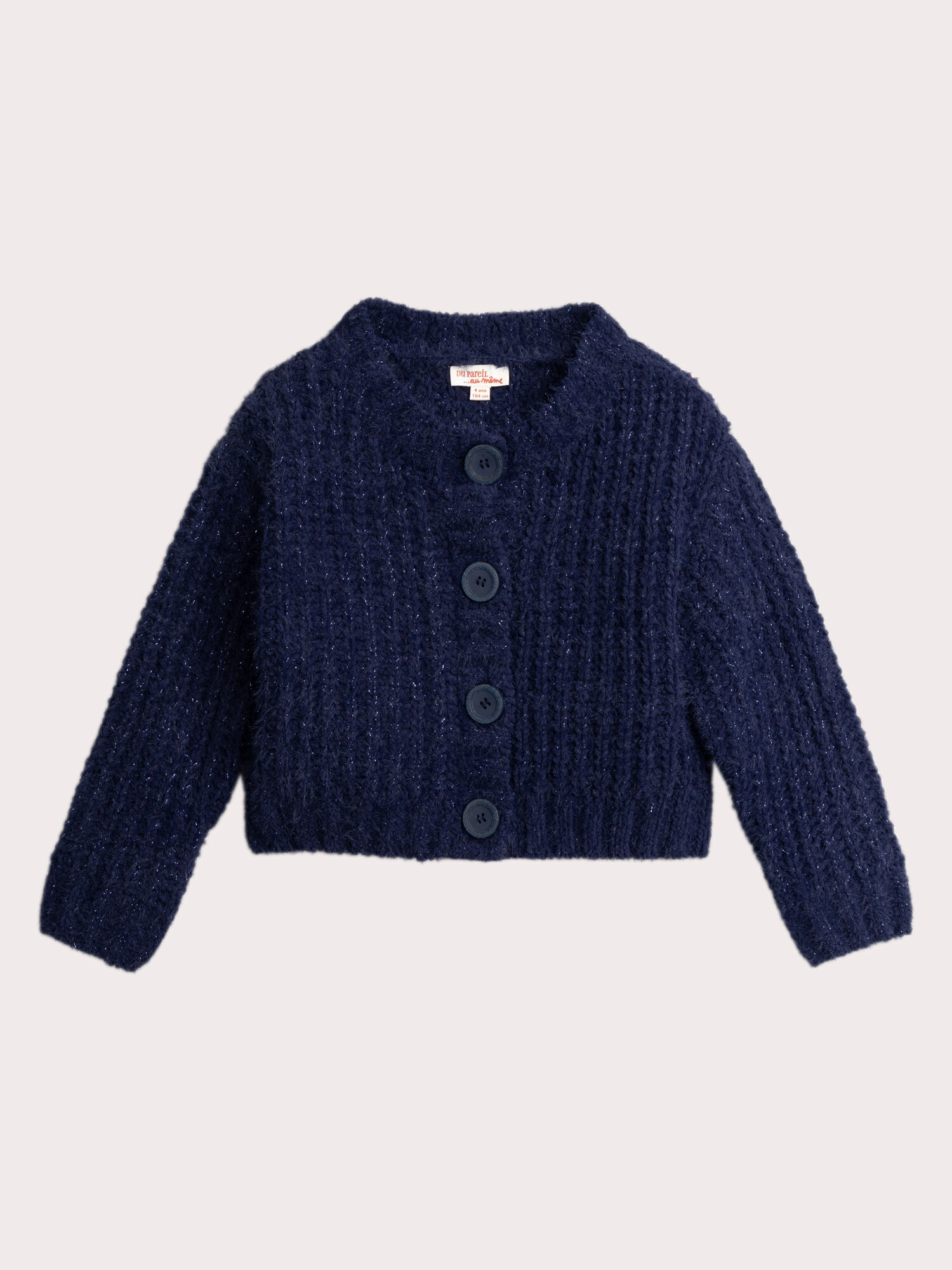 Gilet fille bleu marine 2025