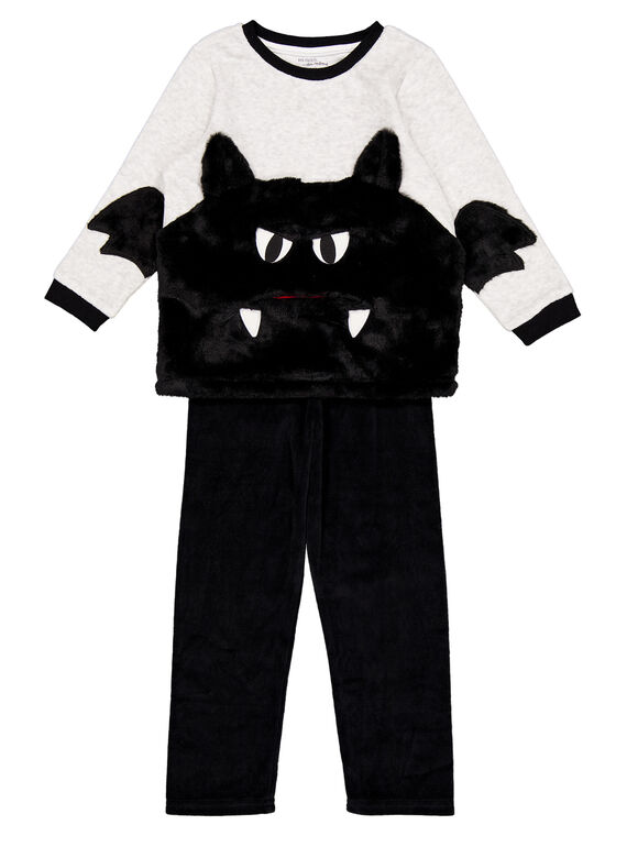 Pyjama Halloween en velours enfant garçon GEGOPYJHAL / 19WH12NCPYJJ920