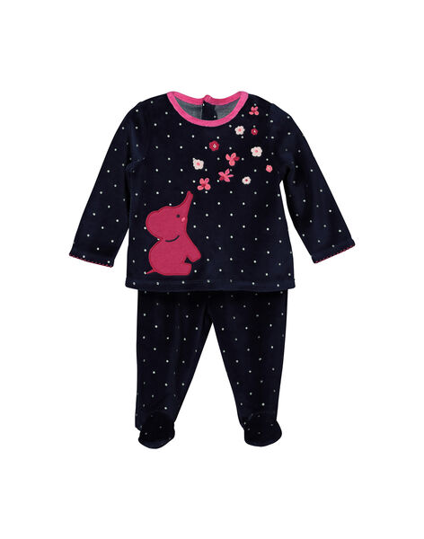 Pyjama En Velours Bebe Fille Anc Co Bebe Dpam