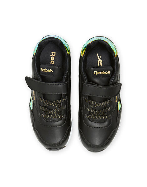 Baskets Reebok noires à détails holographiques enfant fille MAG57518 / 21XK3541D36090