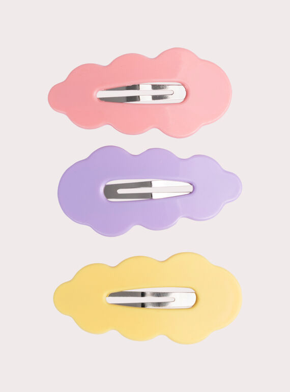 Lot de 3 barrettes pastel pour fille WYAJOCLIC3 / 25SI01G8BRTB102