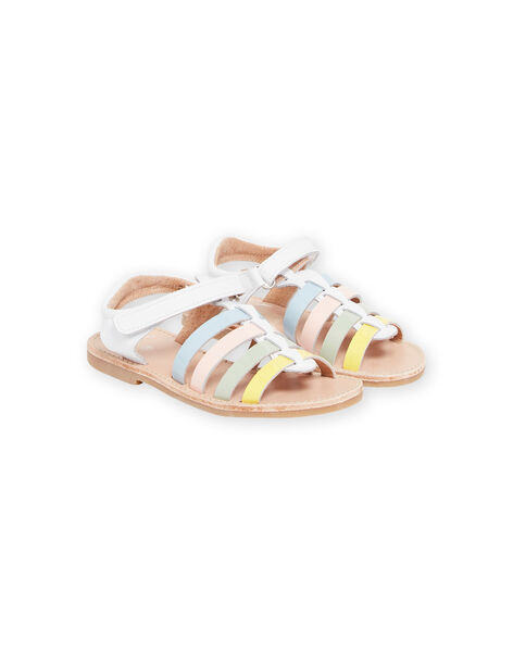 Sandales blanches enfant fille NASANDMARILOU / 22KK3547D0E000