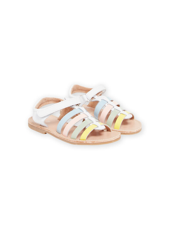 Sandales blanches enfant fille NASANDMARILOU / 22KK3547D0E000