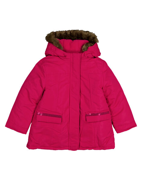 Parka Fuchsia Manteau Blouson Veste Enfant Dpam