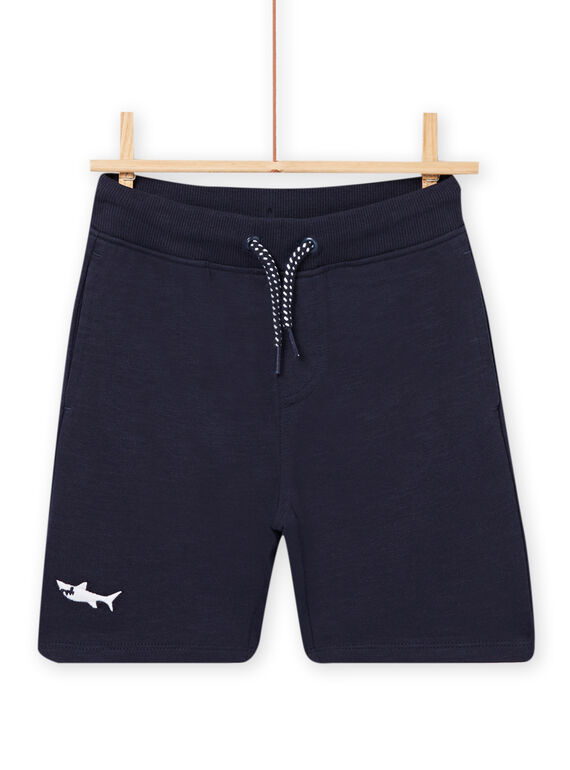 Bermuda bleu nuit enfant garçon NOJOBER1 / 22S902C8BER705
