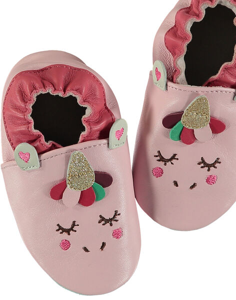 chausson cuir antidérapant bébé
