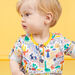 T-shirt col tunisien motif fantaisie coloré bébé garçon
