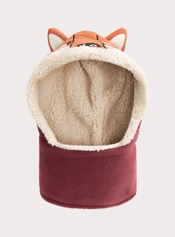 Cagoule animation renard pour garçon VYOGROCAG1 / 24WI02N2CAG503
