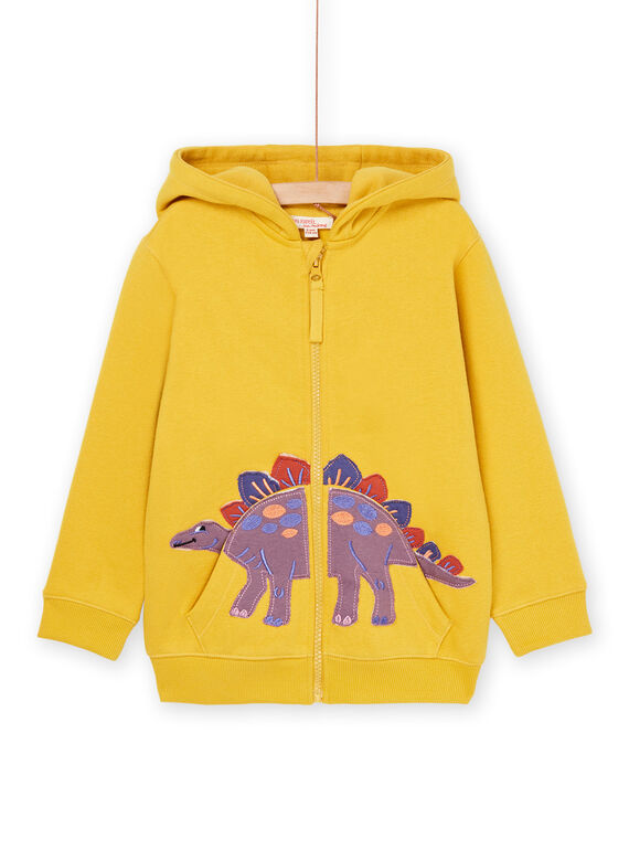 Sweat à capuche jaune en molleton ROMAGIL / 23S902T1GIL106