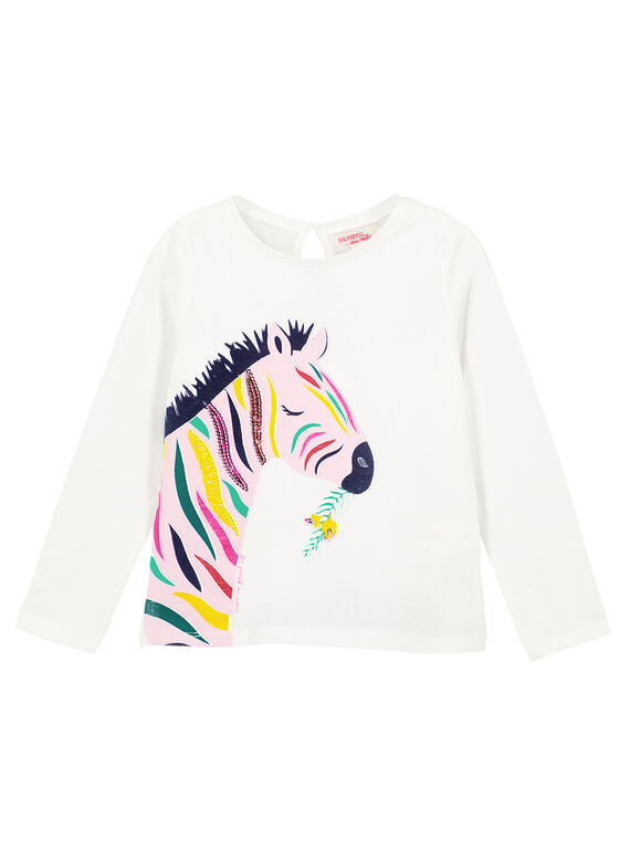 Tee Shirt Manches Longues Ecru GAMUTEE1 / 19W901F3TML001