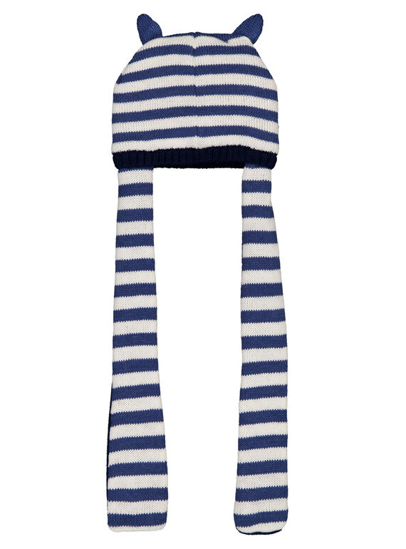 Bonnet écharpe à rayures  GYUTRIBON / 19WI10J1BONC221