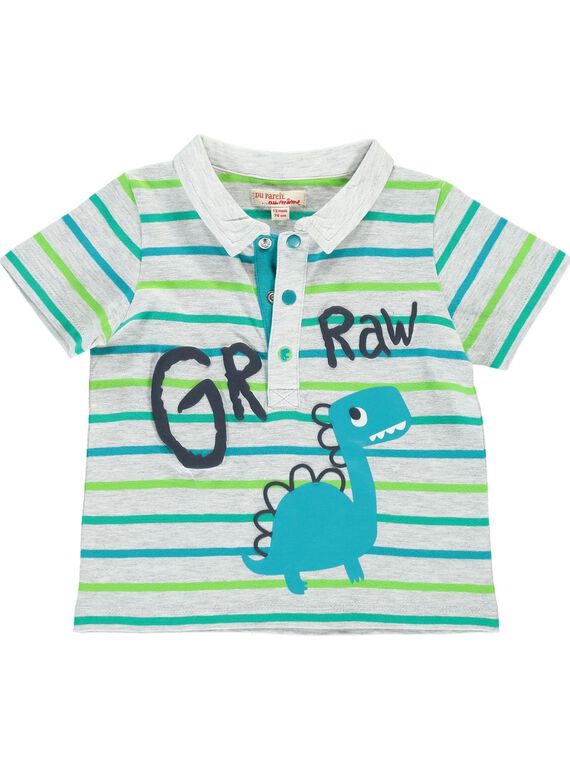 Polo manches courtes bébé garçon CUDOUPOL / 18SG10J1POL099