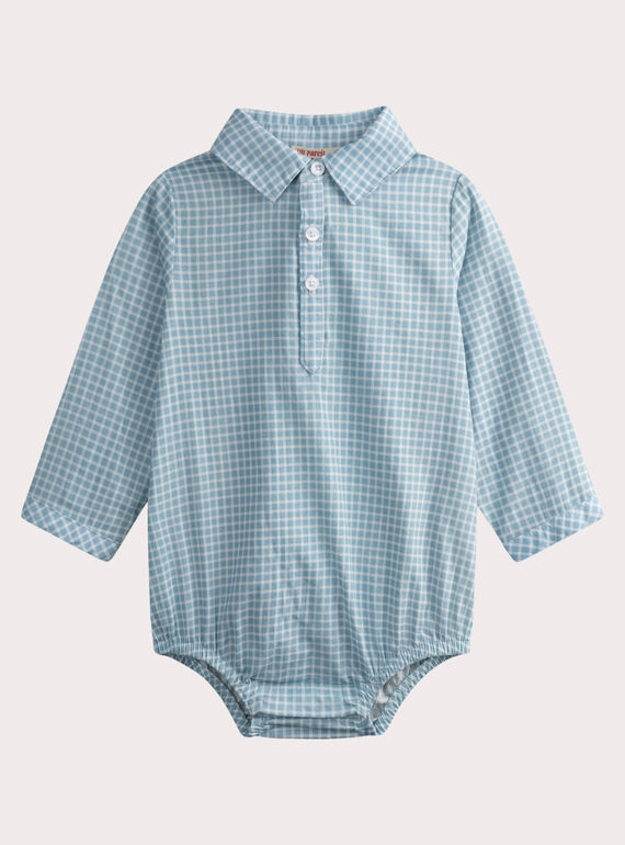 Body à carreaux pour bébé garçon WUMABOD / 25SG1063BODC227