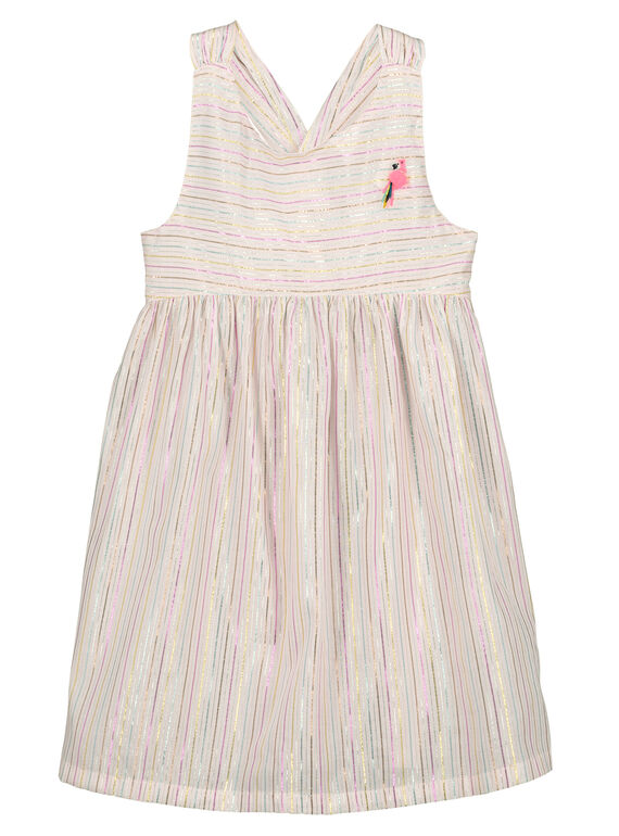 Robe irisée fille FACUROB3 / 19S901N3ROB000
